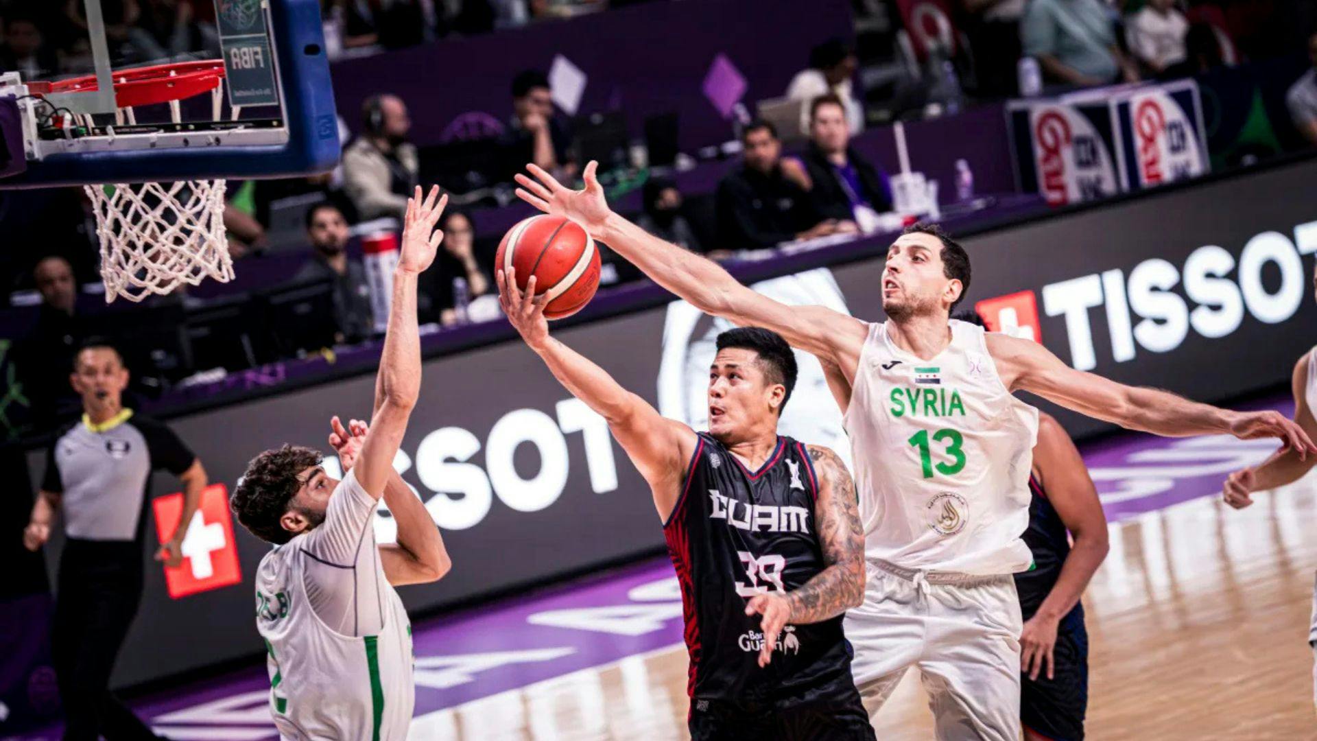 Jericho Cruz stars as Guam scores historic FIBA Asia Cup win against Syria